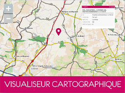 Accès au visualiseur cartographique
