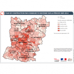 Illustration ODH E1 - Taux de construction par commune en Mayenne